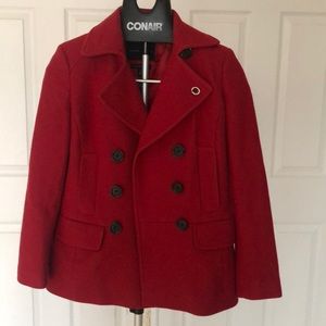 Red banana republic double breasted jacket size Xs